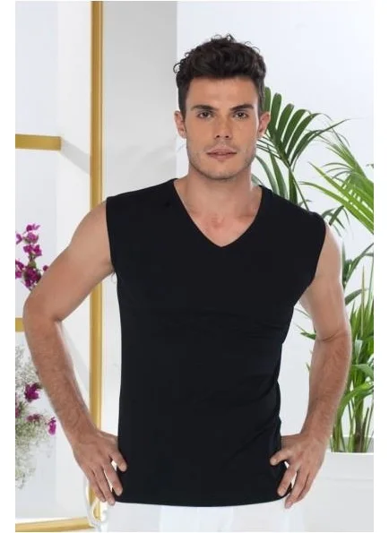 Malabadi 064 Men's V Neck Zero Sleeve