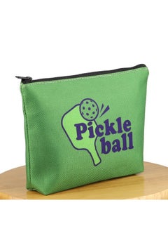 WCGXKO Pickleball Gift Pickleball Lover Gift Pickleball Player Makeup Bag Pickleball Zipper Pouch Makeup Bag (Pickleball)  - Image 1