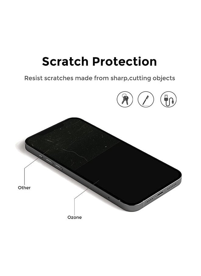 O Ozone Tempered Glass Screen Protector for Xiaomi Poco X4 GT - 2 Per Pack Shock Proof Bubble Free Scratch Resistant Full Screen Coverage - Black  - Image 5