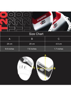 Starpro Boxing Mitts Vegan Leather Boxing Pads for Coaching in Boxing MMA Kickboxing and Martial Arts Men and Women Training Pads  - Image 2
