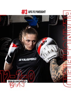 Starpro Boxing Mitts Vegan Leather Boxing Pads for Coaching in Boxing MMA Kickboxing and Martial Arts Men and Women Training Pads  - Image 4