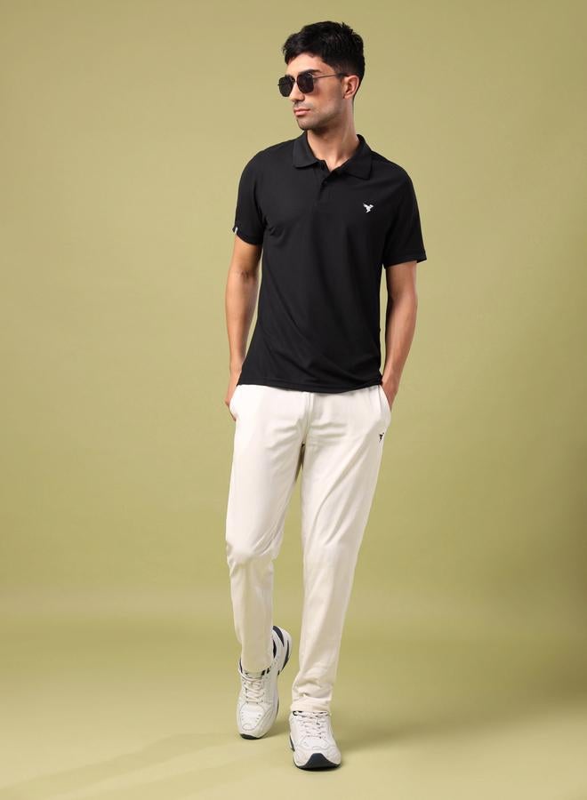 تكنوسبورت تيشيرت بولو سليم فيت سادة مقاس كبير من تكنوسبورت - Image 3