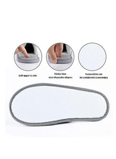 LYNLYN Disposable Slippers, 5 Pairs Home Slippers for Family Spa Guests Hotels Office- Mixed Multi-Color Slippers Home Party, Housewarming for Spa/Party/Guest,/Hotel/Travel  - Image 4