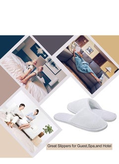 LYNLYN Disposable Slippers, 5 Pairs Home Slippers for Family Spa Guests Hotels Office- Mixed Multi-Color Slippers Home Party, Housewarming for Spa/Party/Guest,/Hotel/Travel  - Image 5