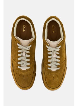 clarks Men Standard Craftcourt Lace Up Casual Shoes, Dark Khaki  - Image 2