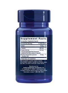لايف إكستنشن أساسيات الميتوكوندريا من Life Extension مع PQQ وL-Taurine وحمض R-lipoic، مكمل أساسي لإنتاج الطاقة الخلوية وصحة الدماغ والقلب، خالٍ من الجلوتين وغير معدّل وراثيًا، نباتي، 30 كبسولة  - Image 2