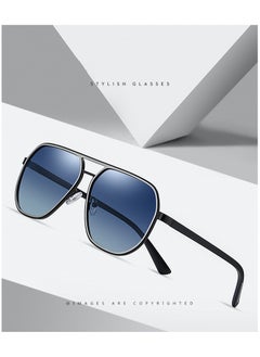 Men's Polarized Oversize Full Rim Aviator Sunglasses SS1218