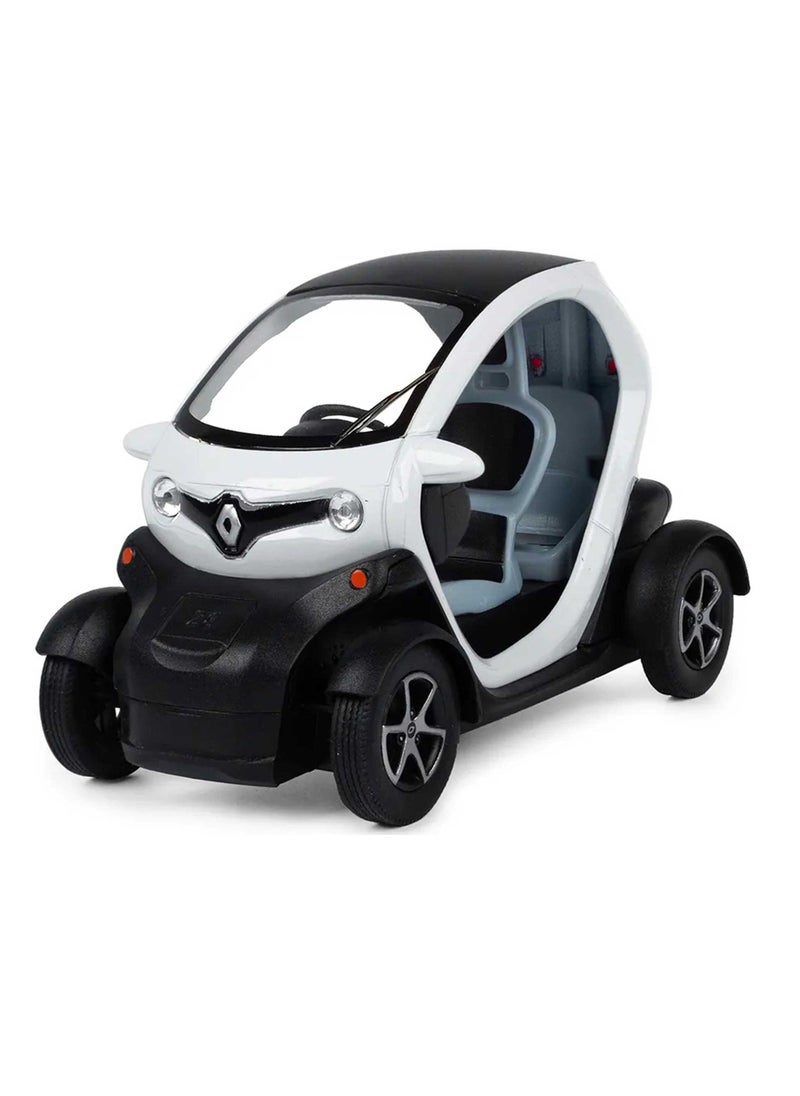 KinsFun 1:18 Scale Renault Twizy Pull Back Action Diecast Metal Toy Car  - Image 2