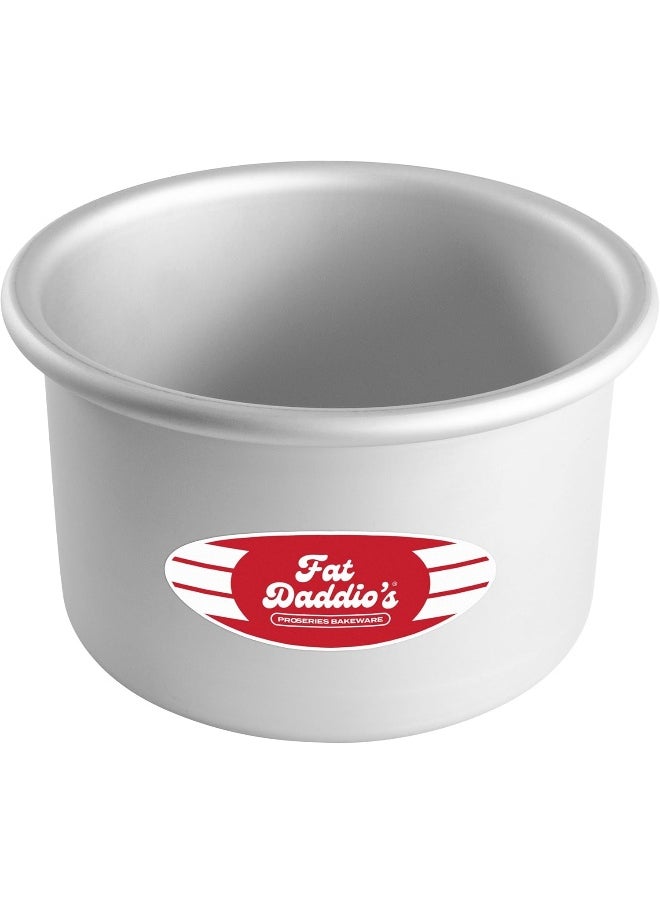 Fat Daddio's - Fat Daddio's Anodized Aluminum Round Cake Pan, 6 x 4 Inch - Image 1