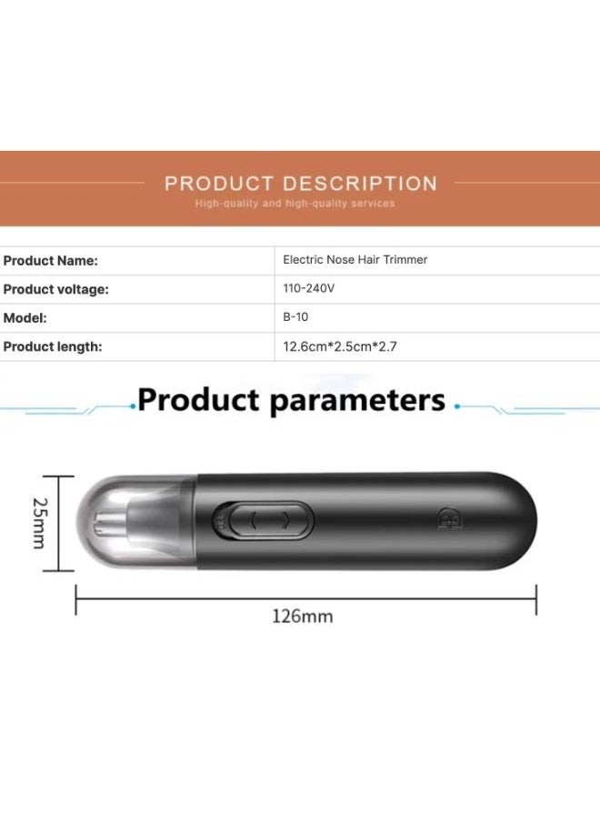 Generic Rechargeable Nose And Ear Trimmer Shaver Men Clean Trimmer  - Image 2