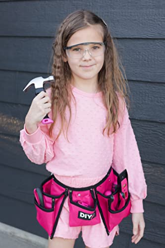 DIY Jr My First Pink Tool Set Real ChildSized Tools for Girls with Toolbelt - Image 5