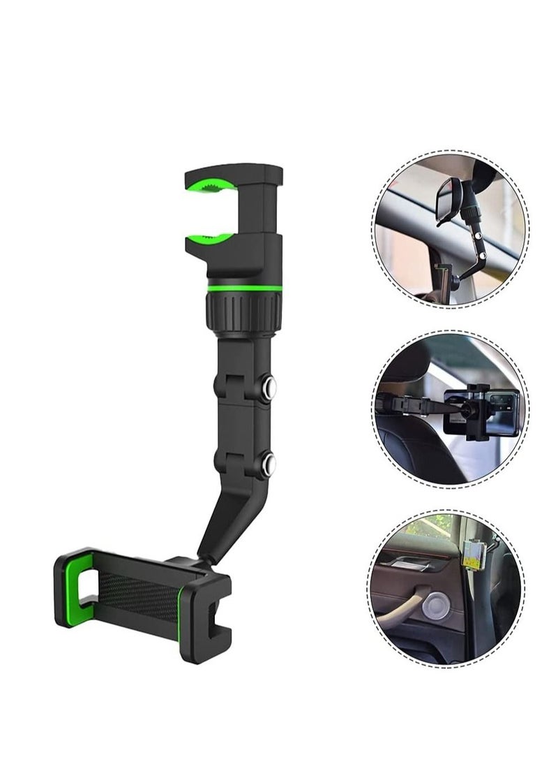 Multifunctional Rearview Mirror Phone Holder with 360 Degrees Rotating - Image 1