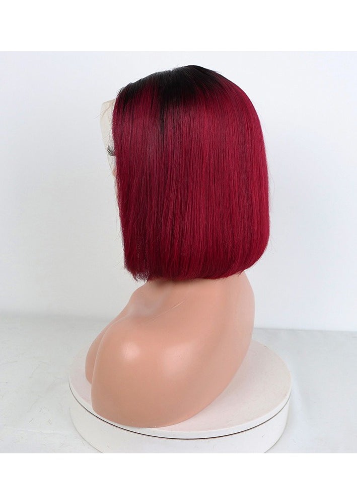 Estelle Short Bob Wig Human Hair 13x4 Frontal Lace Wig for Black Women Glueless Wigs Human Hair Pre Plucked Color No 10  - Image 4