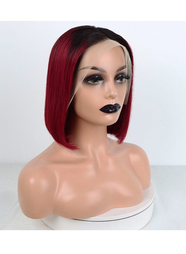Estelle Short Bob Wig Human Hair 13x4 Frontal Lace Wig for Black Women Glueless Wigs Human Hair Pre Plucked Color No 10  - Image 3