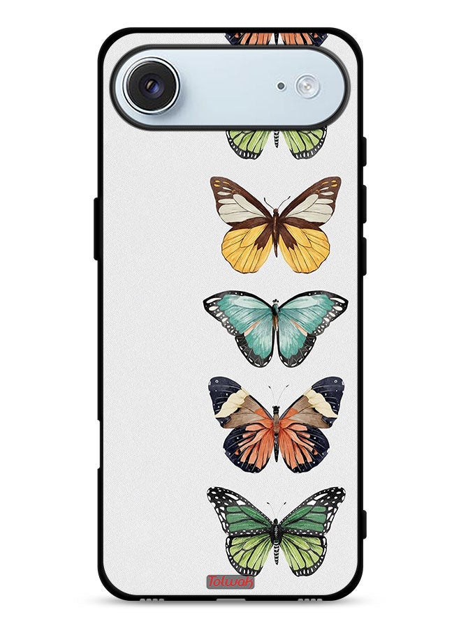 Tolwak Apple iPhone Air Protective Case Cover Four Butterflies - Image 1