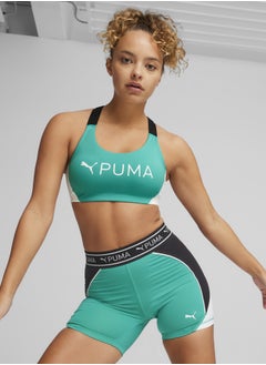 PUMA 4KEEPS EVERSCULPT Womens Green Bra Top  - Image 1