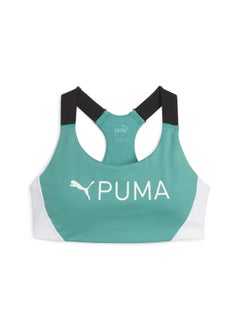 PUMA 4KEEPS EVERSCULPT Womens Green Bra Top  - Image 4