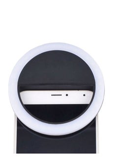 Generic Led Ring Selfie Light For Smartphone Black/White  - Image 2