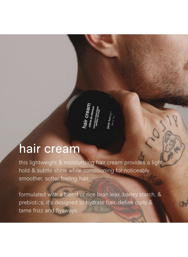 Jack Henry Hair Styling Cream For Men & Women Lightweight Grooming Cream For All Hair Types Antifrizz Cream For Complete Nourishment & Conditioning Micronutrient Thickening Cream For Fine Hair - Image 4