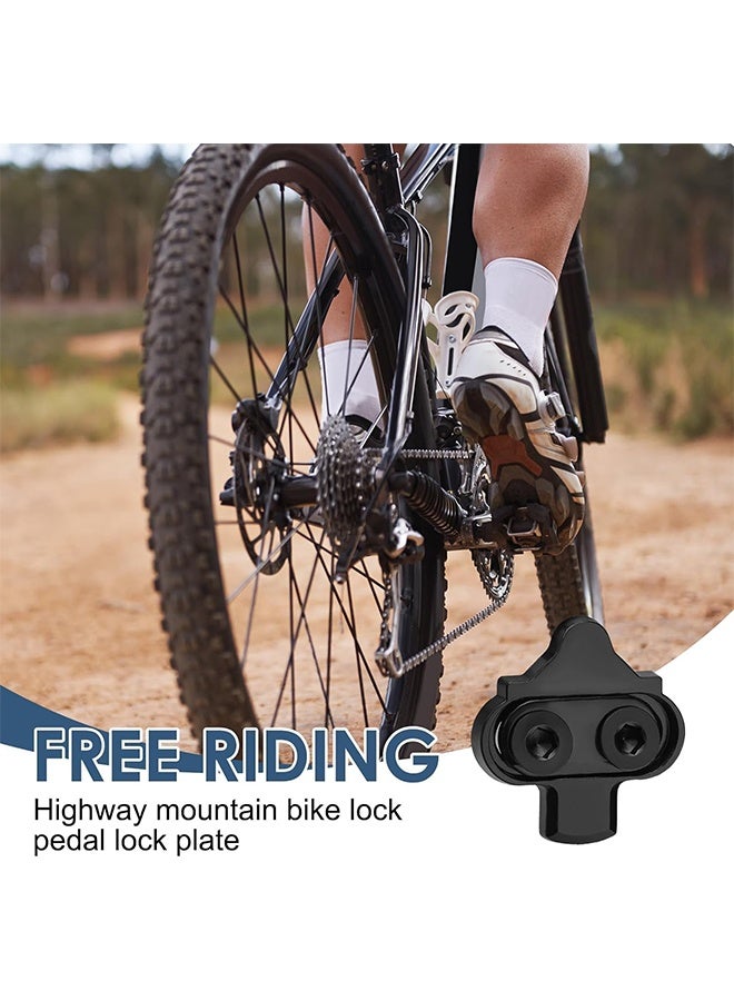 GIFT 2 Pcs SPD-Sl Bike Cleats for Cycling Shoes, Cleat Set Compatible with Shimano SPD & MTB Look X-Track Pedals for Indoor Cycling Spinning & Mountain SPD Bicycle Shoes, Easy Cleat Release, Stability  - Image 3
