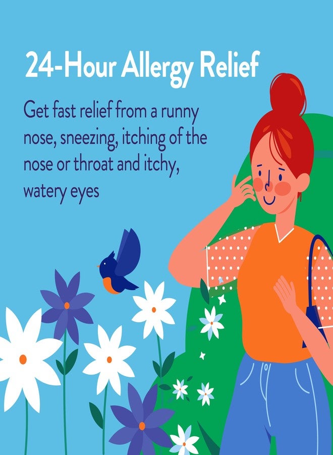 Healthy Living Non-Drowsy 24-Hour Allergy Relief Antihistamine Loratadine Orally Disintegrating Tablets 10mg ODT, Melts in Your Mouth, for Ages 6 and Up, 60 Count - Image 3