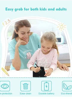 Generic 12Inch Colorful LCD Writing Tablet for Kids Digital E-writer Pads Gifts Portable Electronic Writing Drawing Board Memo Board with Lock Switch Handwriting Doddle Board Kids Learning Tools  - Image 2