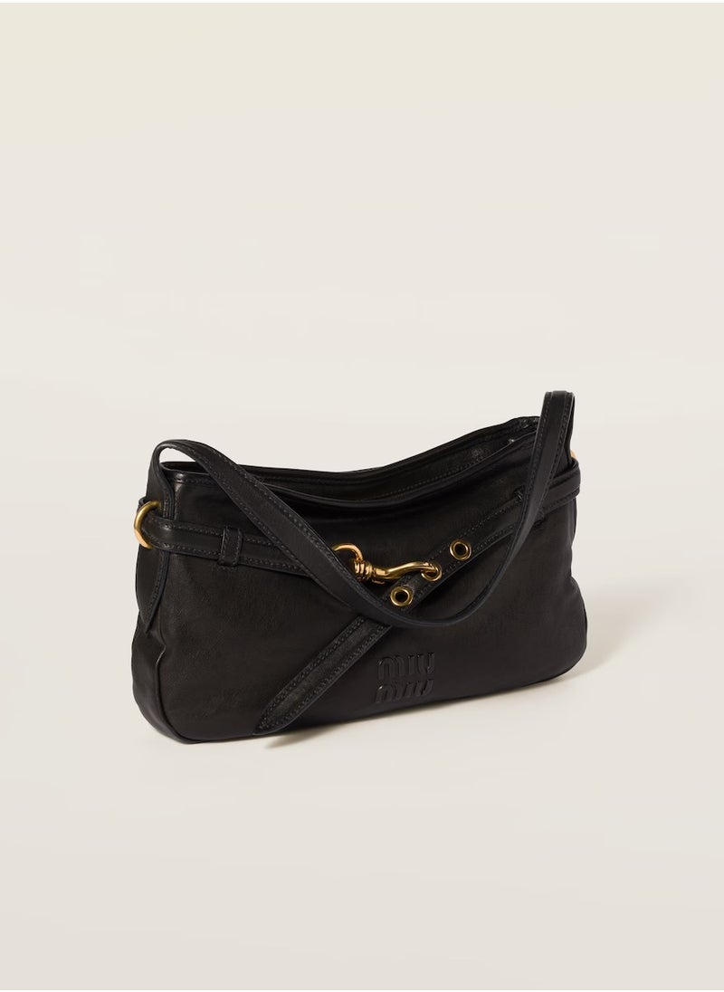 Miu Miu - MIU Aventure nappa leather bag - Image 1