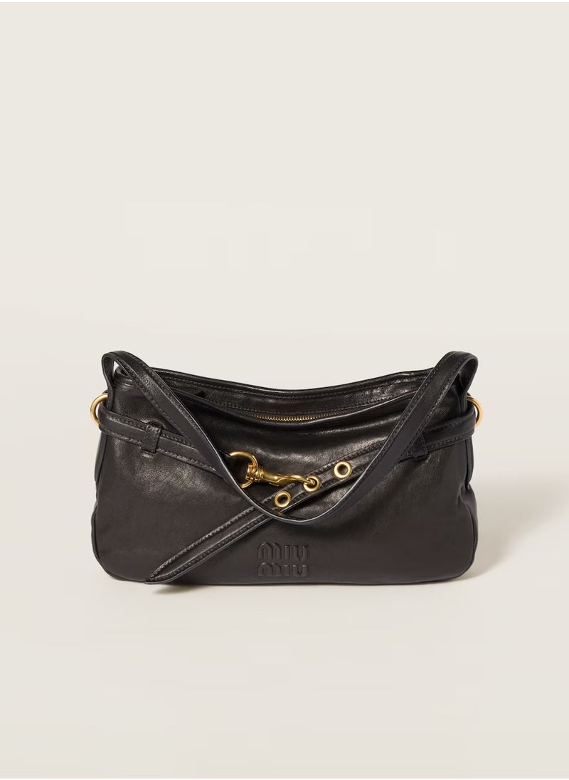 Miu Miu - MIU Aventure nappa leather bag - Image 1