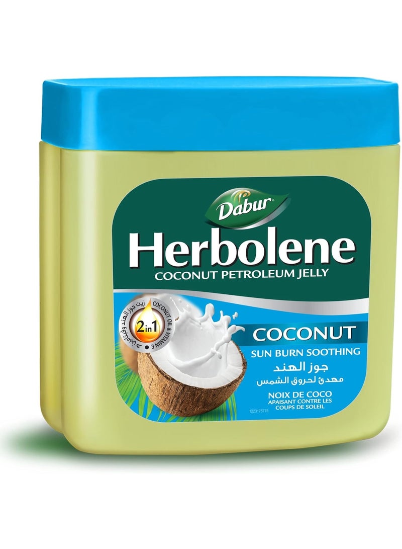 Dabur Herbolene - Coconut Petroleum Jelly, Sun Burn Soothing - 225ml - Image 1