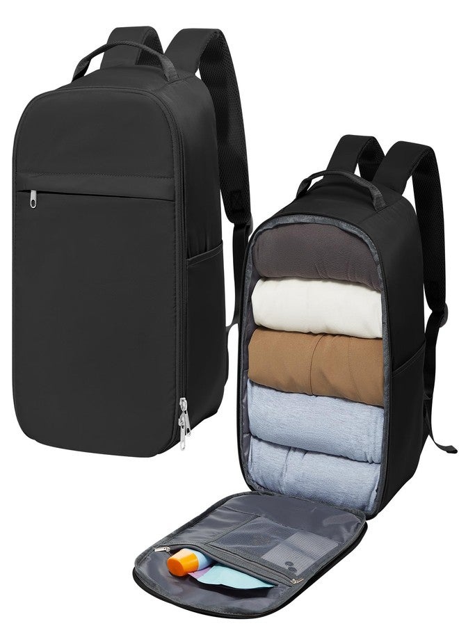 WEPLAN United Airlines Approved Personal Item Travel Bag, Underseat 20L Carry on Backpack, 40×20×25CM Cabin Luggage Bag, Mochila deviaje, Frontier Airlines Personal Item Bags, Black - Image 1