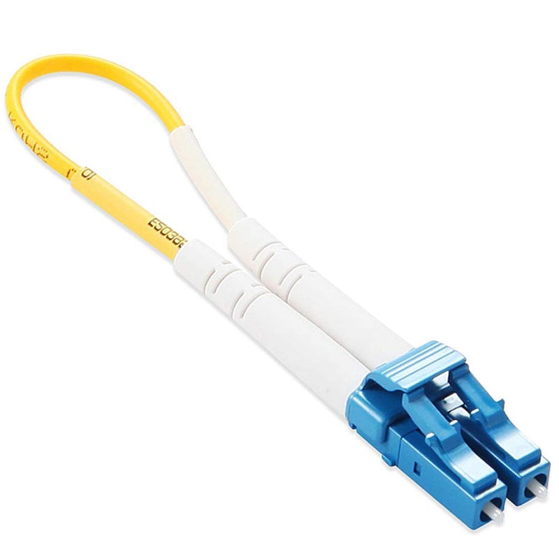 10Gtek LC Fiber Optic Loopback Adapter - LC Connector Singlemode 9/125 (OS2) Test Plug for Testing Applications or Network restorations - Image 1