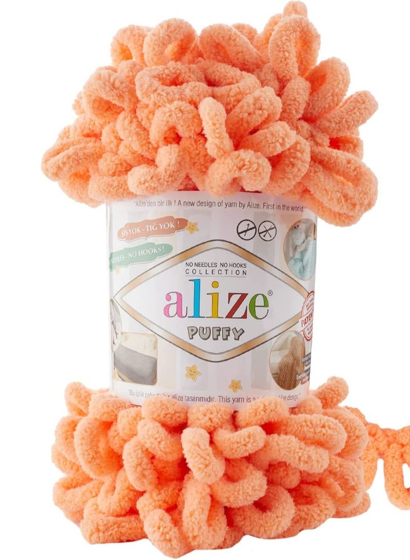 ALIZE PUFFY HAND KNITTING YARN COLOR NO.34 (PACK OF 3PCS)