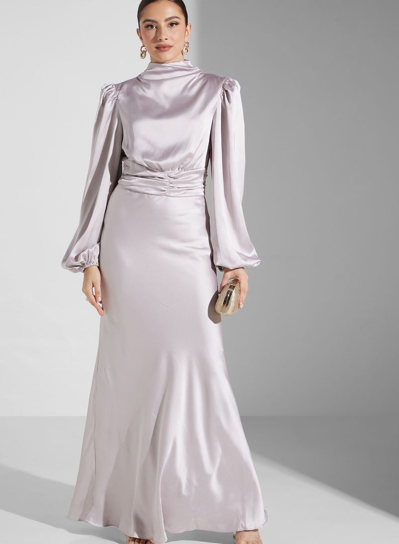 True Decadence Satin Maxi Dress  - Image 4