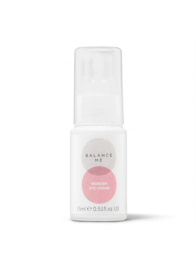 Balance Me Wonder Eye Cream, With Hyaluronic Acid, Reduces Dark Circles & Puffiness, Anti-Ageing & Hydrating Eye Gel, For All Skin Types, 100% Natural, Vegan & Cruelty Free Made In UK, 0.5 Fl Oz  - Image 1