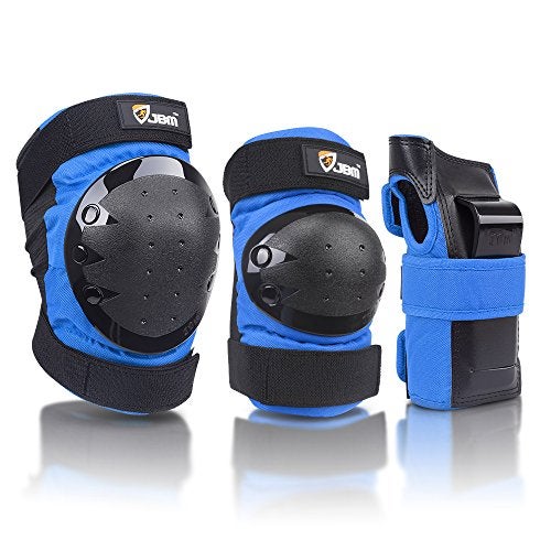 JBM Adult & Kids Knee Pads Elbow Pads and Wrist Guards for Inline Skating, Roller Skating, Skateboarding, Scootering - Image 1