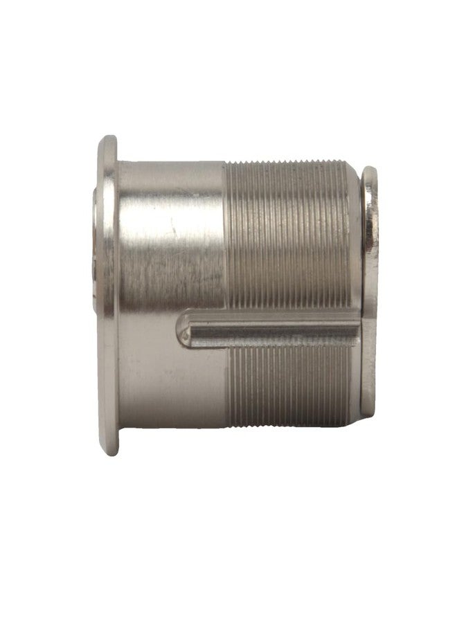 Jeriup Mortise Cylinder Lock,1-1/2"(Overall Length: 38mm), Satin Nickle (Silver), Mortise Cylinder, Lock core, dimple Keyway, Standard Outdoor & Indoor Use, Door Replacement Cylinder Lock with 5 Keys - Image 5