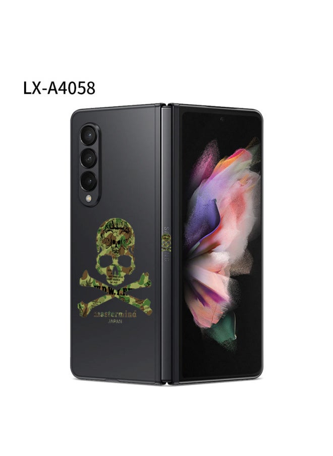 Generic For Samsung Fold3/4 All-inclusive Transparent Sticker Back Sticker W22 Sticker Personalized Color Sticker Folding Screen Fold2 Transparent-Color:LX-A4058-Dimensions:For Samsung Fold (color Through 3m)  - Image 1