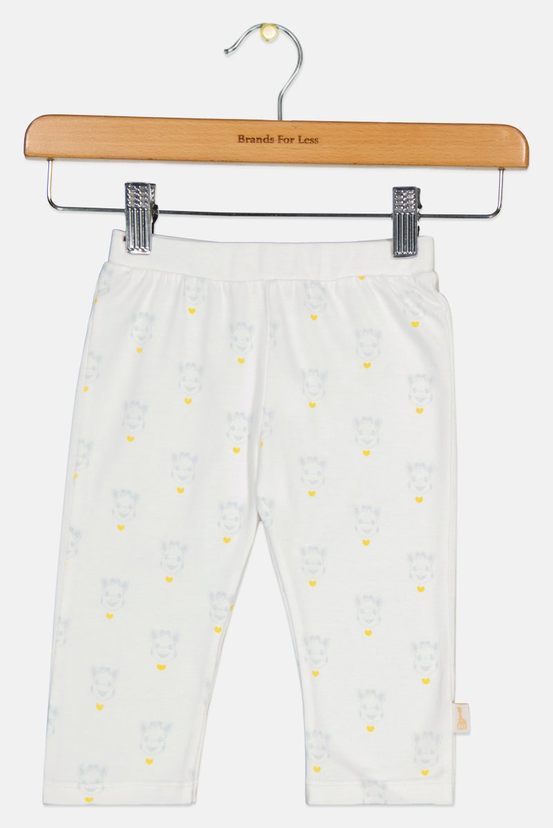 Sophie la girafe Toddlers Girl Allover Print Straight Leg Pants, Multicolor - Image 2