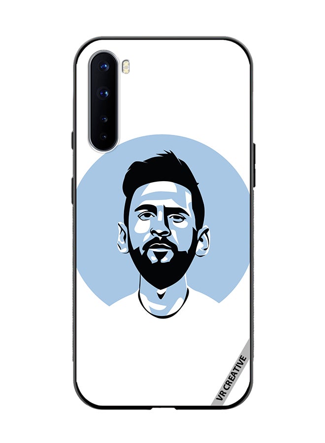 VR CREATIVE Protective Case Cover For OnePlus Nord Lionel Messi Vector Design Multicolour - Image 1