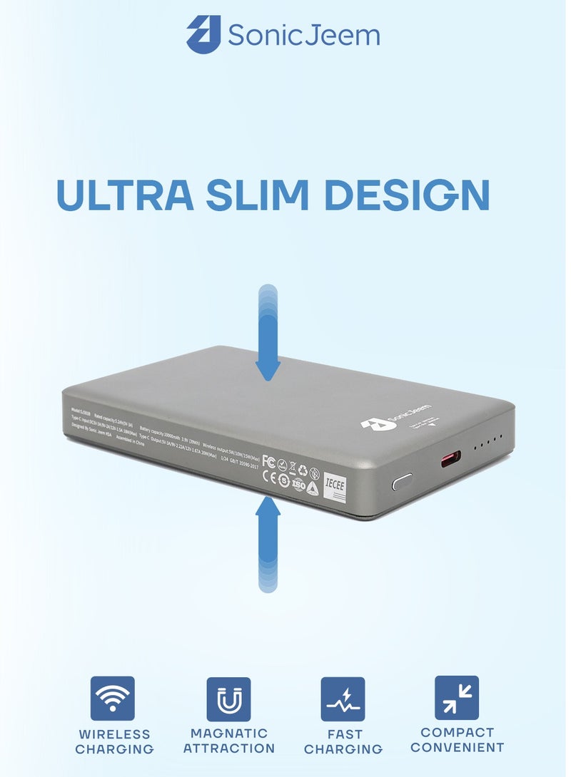 Sonic Jeem Wireless Power Bank SLIM POWER BANK (SJ501B) - Image 4