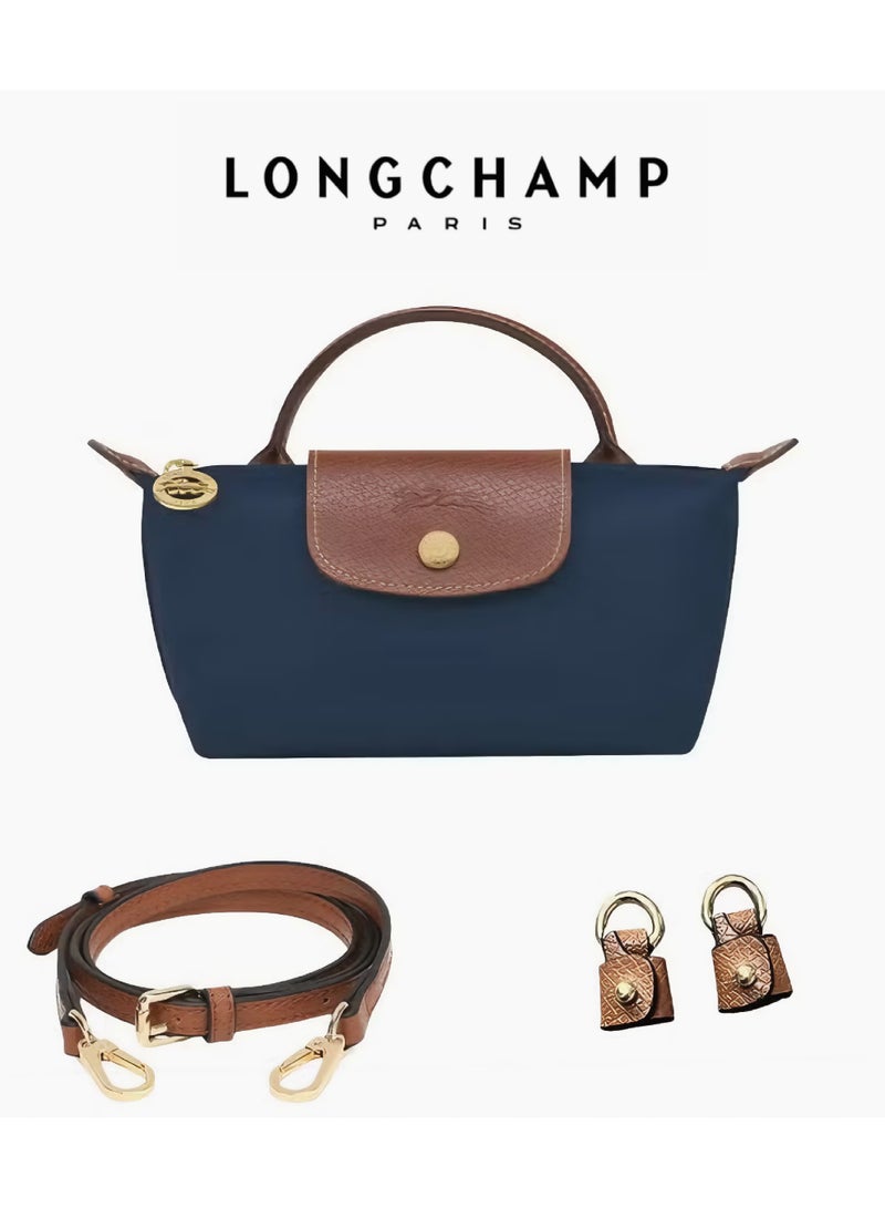 Longchamp Le Pliage shoulder strap mini Shoulder Straps women's Classic Fashion Versatile Mini Makeup Bag, Handbag, Shoulder Bag, - Image 1