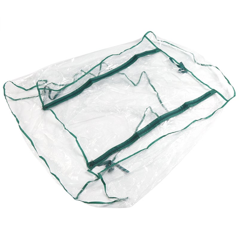 Greenhouse Cover:  High-Quality PVC Waterproof Anti-UV - Durable Sturdy Cold & Snowstorm Protection Cover for Outdoor Plant Nursery Winter Garden - Image 1