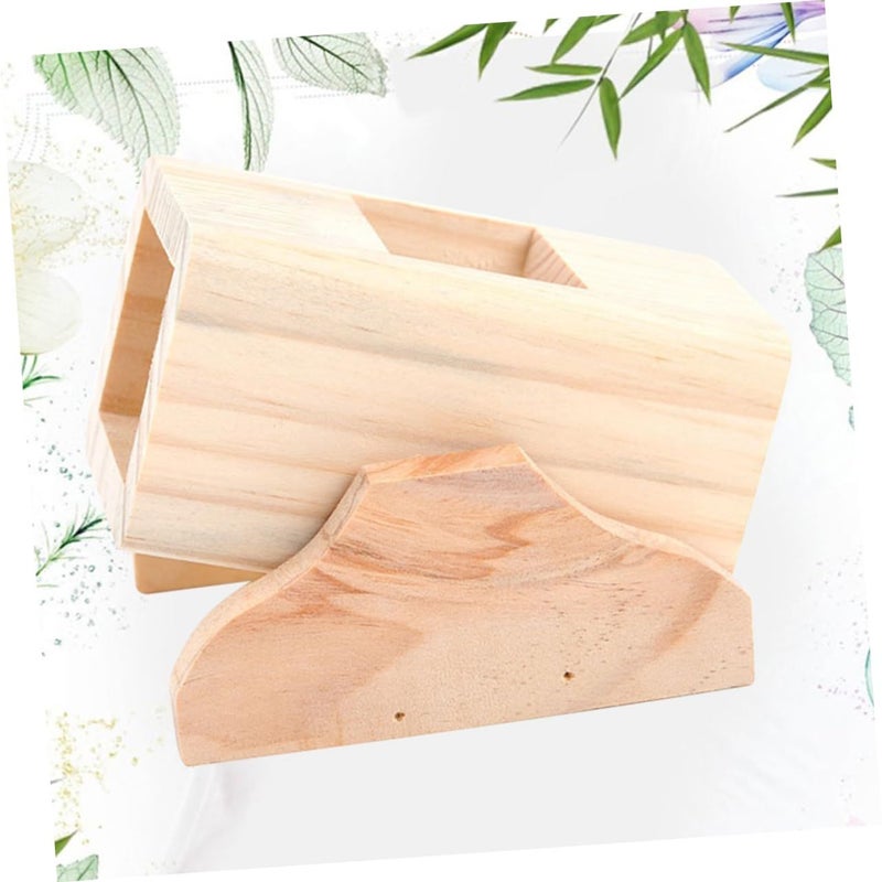 Wooden Hamster Seesaw Bucket Toy Boys Girls Pet Playground Habitat Accessories Safe Fun Mouse Squirrel Cage Small Animal Exercise Climbing - Image 4