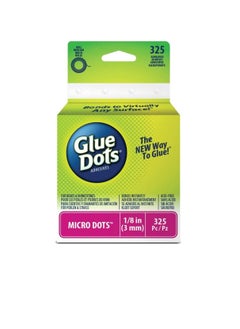 Glue Dots Glue Dots Micro Dots Roll Clear .125in 325pcs  - Image 3
