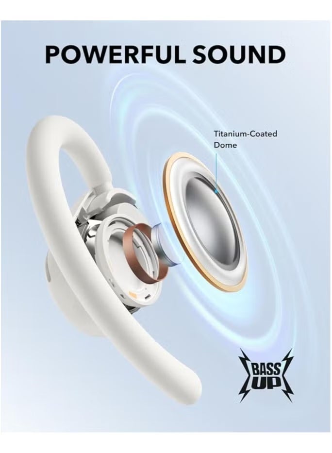 soundcore V20i by Anker Open-Ear Headphones, Adjustable Ear Hooks, Ultra-Comfort, Snug Fit, Deep Bass, Clear Calls, IP55, LED Lights, 36H Playtime, Bluetooth 5.4 Earbuds, Multipoint Connection - Image 5