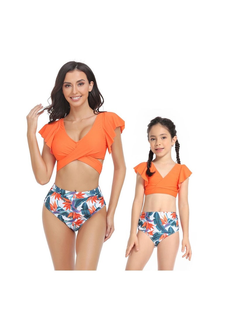 Loquat - Parent-Child Comfortable And Breathable Bikini Swimsuit - Image 1