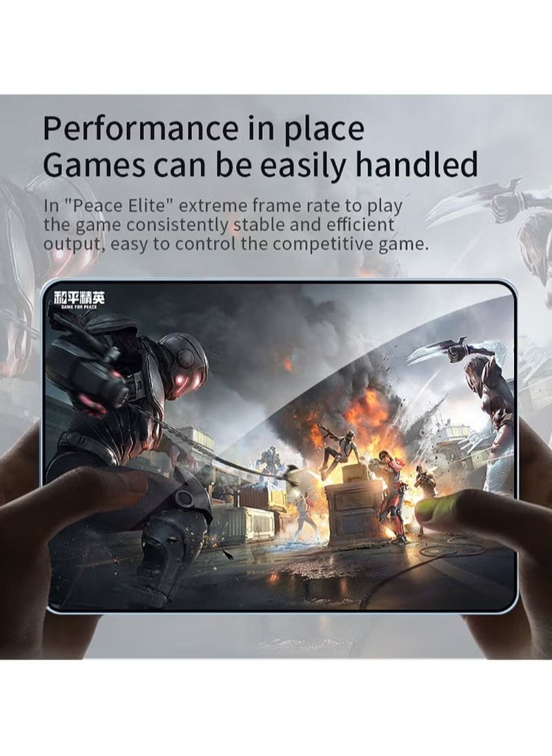 10.1-inch Android Tablet Dual SIM 5G WiFi 6GB RAM 128GB ROM Optimized for Gaming and Music Smart Tab