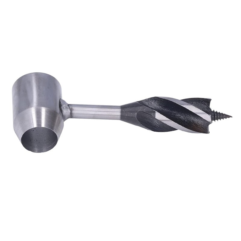 Manual Auger Drill Bit, Carbon Steel Hand Auger, Bushcraft Surl Tool for Woodw, 25mm Drill Bit with STO, for oor Woodw and Jungle Crafts - Image 5