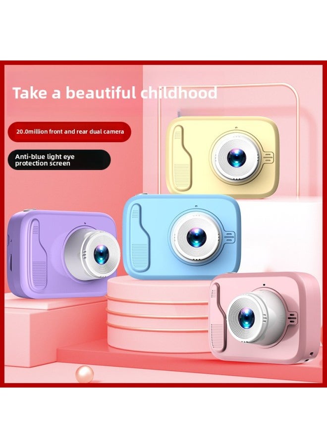 Children's Camera Polaroid Digital Camera Toy Photo Printable Set Small SLR Mini-Color:Puqing Blue  - Image 2