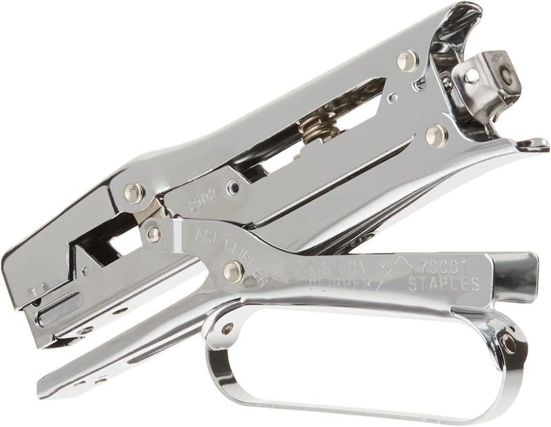 Advantus Ace 07020 Clipper Stapler Lightweight 210 Staple Capacity Chrome - Image 4